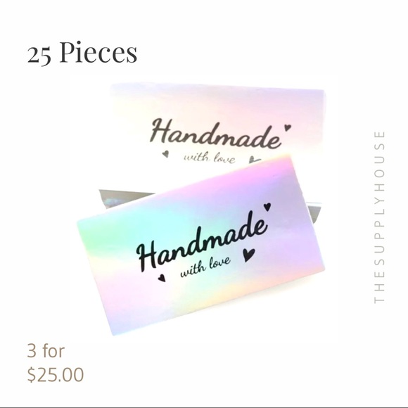 25 Handmade With love Thank You Cards. Small Business Cards. - Picture 4 of 6